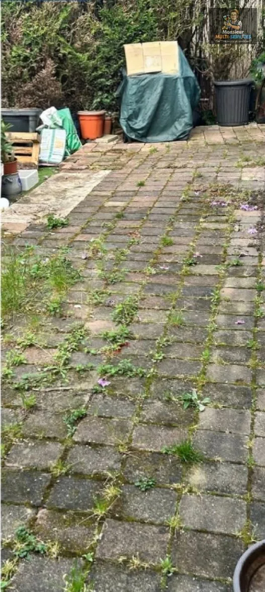 Avant — Nettoyage terrasse